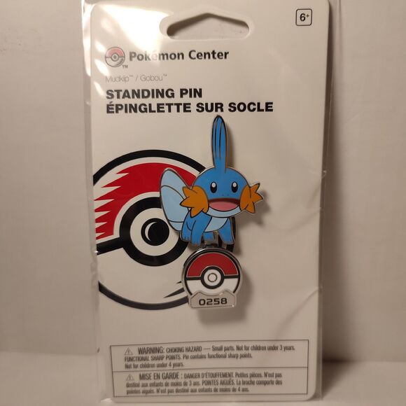 Pokemon TCG Gallery Mudkip Standing Enamel Pin Official Nintendo Collectible - Picture 1 of 4